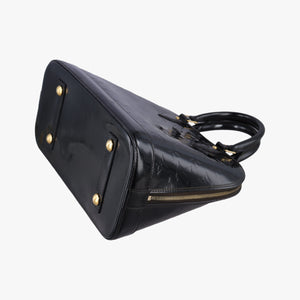 Secondhand Louis Vuitton Alma PM Black Vernis M91611 handbag | stylenewstar