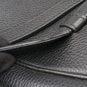 Pre-owned Christian Dior Saddle Black Leather crossbodybag | stylenewstar