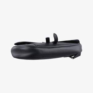 Pre-owned Christian Dior Saddle Black Leather crossbodybag | stylenewstar