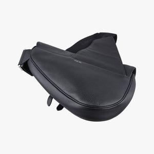 Pre-owned Christian Dior Saddle Black Leather crossbodybag | stylenewstar