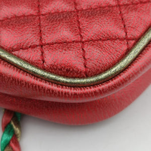 Vintage Gucci Laminate Red×Green Leather 534951 shoulderbag | stylenewstar