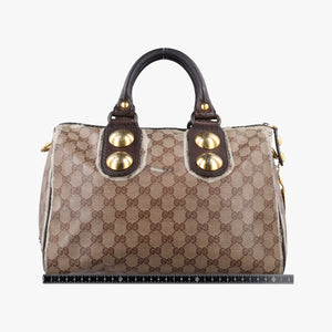 Pre-owned Gucci Babushka Multicolour PVC coated canvas×Leather 207775 handbag | stylenewstar