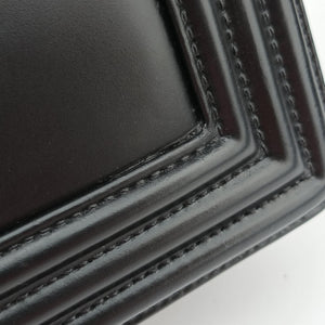 Pre-owned Chanel BOY CHANEL Black Leather A92193 shoulderbag | stylenewstar