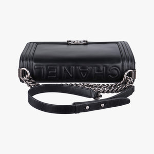 Pre-owned Chanel BOY CHANEL Black Leather A92193 shoulderbag | stylenewstar