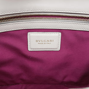 Vintage Bvlgari SERPENTI FOREVER White Leather shoulderbag | stylenewstar