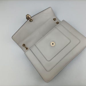 Vintage Bvlgari SERPENTI FOREVER White Leather shoulderbag | stylenewstar