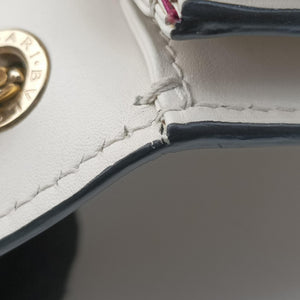 Vintage Bvlgari SERPENTI FOREVER White Leather shoulderbag | stylenewstar