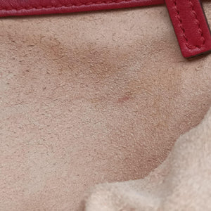 Pre-owned Gucci GG Marmont Red Leather 443497 shoulderbag | stylenewstar