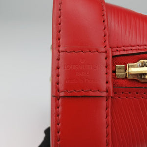 Pre-owned Louis Vuitton Alma BB Red EPI M53513 shoulderbag | stylenewstar