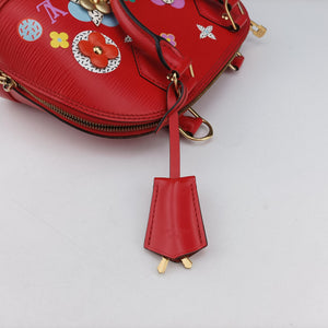 Pre-owned Louis Vuitton Alma BB Red EPI M53513 shoulderbag | stylenewstar