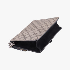 Pre-owned Gucci Dionysus beige×black PVC coated canvas × suede 421970 shoulderbag | stylenewstar