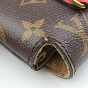 Pre-owned Louis Vuitton MARIGNAN Brown×COQUELICOT Monogram Canvas×calf leather M44544 shoulderbag | stylenewstar