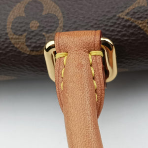 Pre-owned Louis Vuitton MARIGNAN Brown×COQUELICOT Monogram Canvas×calf leather M44544 shoulderbag | stylenewstar