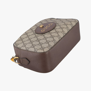 Pre-owned Gucci Neo Vintage Messenger beige×brown PVC coated canvas×Leather 476466 shoulderbag | stylenewstar
