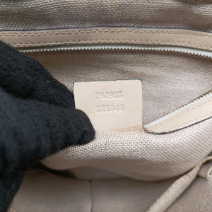 Secondhand Gucci Snaffle Bit Beige Leather 263955 shoulderbag | stylenewstar