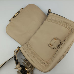 Secondhand Gucci Snaffle Bit Beige Leather 263955 shoulderbag | stylenewstar