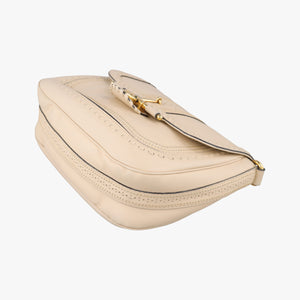 Secondhand Gucci Snaffle Bit Beige Leather 263955 shoulderbag | stylenewstar