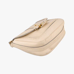 Secondhand Gucci Snaffle Bit Beige Leather 263955 shoulderbag | stylenewstar