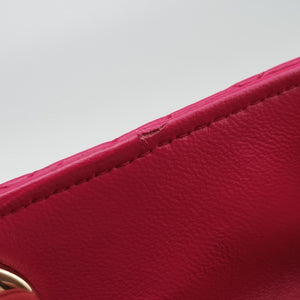 Pre-owned Christian Dior Lady dior Rose Lambskin handbag | stylenewstar