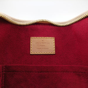 Pre-owned Louis Vuitton GRETA white Monogram Multicolor M40195 handbag | stylenewstar