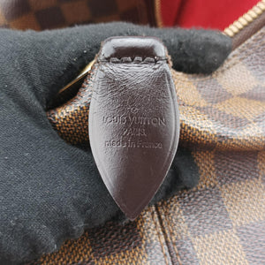Pre-owned Louis Vuitton SALEYA PM EBENE Damier Canvas N51183 handbag | stylenewstar