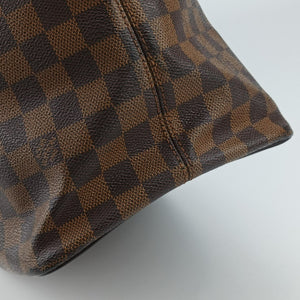 Pre-owned Louis Vuitton SALEYA PM EBENE Damier Canvas N51183 handbag | stylenewstar