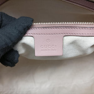 Pre-owned Gucci Microguccissima Beige Patent Leather 309614 shoulderbag | stylenewstar