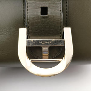 Pre-owned Delvaux Brillant Mini Green leather shoulderbag | stylenewstar