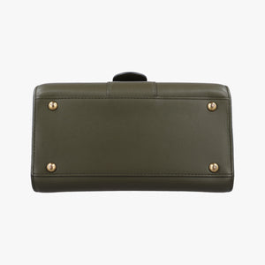 Pre-owned Delvaux Brillant Mini Green leather shoulderbag | stylenewstar