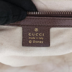 Pre-owned Gucci The Three Little Pigs Brown×Multicolour PVC coated canvas 552884 backpack/rucksack | stylenewstar