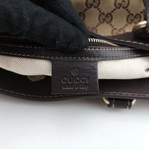 Secondhand Gucci Lovely Brown Canvas×Leather 257071 handbag | stylenewstar