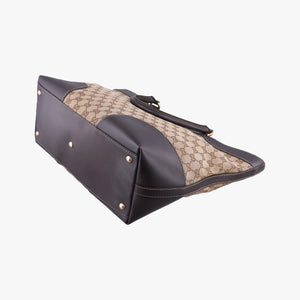 Secondhand Gucci Lovely Brown Canvas×Leather 257071 handbag | stylenewstar