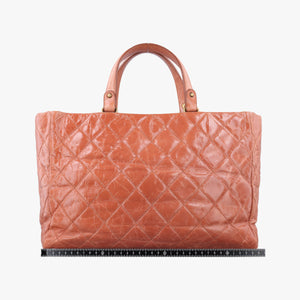 Pre-owned Chanel 2.55 Matelasse Orange Leather A66818 shoulderbag | stylenewstar