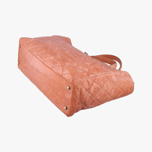 Pre-owned Chanel 2.55 Matelasse Orange Leather A66818 shoulderbag | stylenewstar