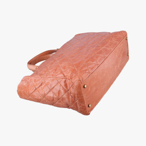 Pre-owned Chanel 2.55 Matelasse Orange Leather A66818 shoulderbag | stylenewstar