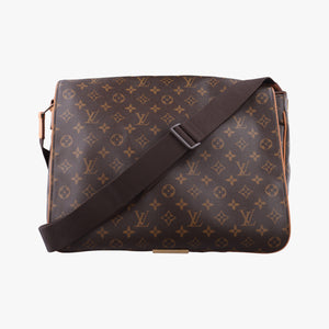 Pre-owned Louis Vuitton ABBESSES brown Monogram Canvas M45257 crossbodybag | stylenewstar