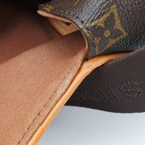 Pre-owned Louis Vuitton ABBESSES brown Monogram Canvas M45257 crossbodybag | stylenewstar