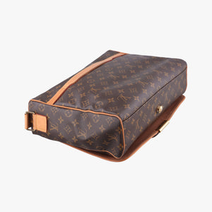 Pre-owned Louis Vuitton ABBESSES brown Monogram Canvas M45257 crossbodybag | stylenewstar