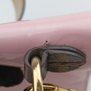 Pre-owned Louis Vuitton Spring Street PM ROSE BALLERINE Vernis×Monogram Canvas M90468 shoulderbag | stylenewstar