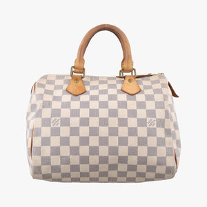 Pre-owned Louis Vuitton Speedy 25 AZUR Damier Canvas N41534 handbag | stylenewstar