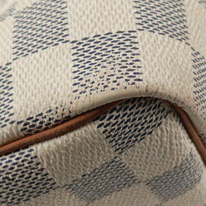 Pre-owned Louis Vuitton Speedy 25 AZUR Damier Canvas N41534 handbag | stylenewstar