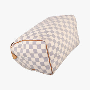 Pre-owned Louis Vuitton Speedy 25 AZUR Damier Canvas N41534 handbag | stylenewstar