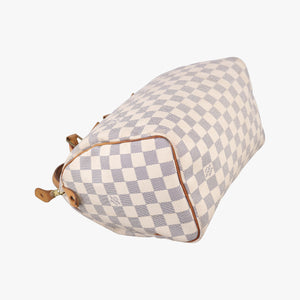 Pre-owned Louis Vuitton Speedy 25 AZUR Damier Canvas N41534 handbag | stylenewstar