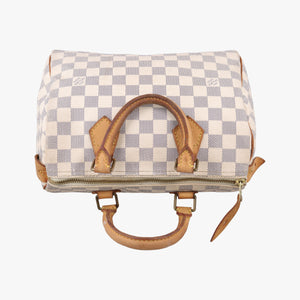 Pre-owned Louis Vuitton Speedy 25 AZUR Damier Canvas N41534 handbag | stylenewstar