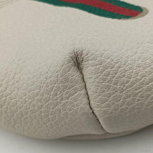 Vintage Gucci Print White Leather 527792 bum bag/waist bag | stylenewstar