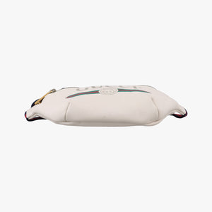 Vintage Gucci Print White Leather 527792 bum bag/waist bag | stylenewstar