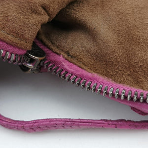 Pre-owned Bottega Veneta NODINI Intrecciato Purple lambskin shoulderbag | stylenewstar