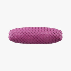 Pre-owned Bottega Veneta NODINI Intrecciato Purple lambskin shoulderbag | stylenewstar