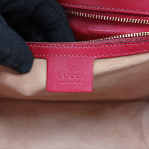 Pre-owned Gucci Sylvie Red Leather 431665 shoulderbag | stylenewstar
