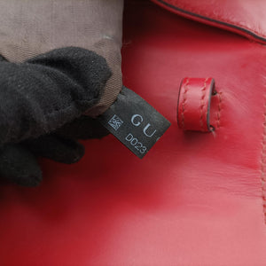 Pre-owned Gucci Sylvie Red Leather 431665 shoulderbag | stylenewstar